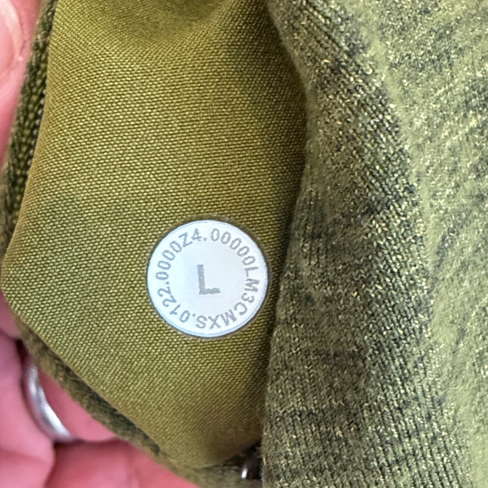 Men’s green Lululemon Metal Vent Tech Half-Zip size large EUC - Picture 10 of 10